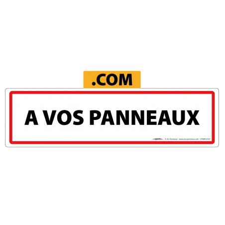 Panneau 60x12 PVC 10mm rétroreflechissant