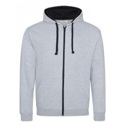 VESTE ZIP CAPUCHE HOMME CONTRAST HOODED