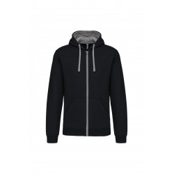 VESTE ZIP CAPUCHE HOMME CONTRAST HOODED