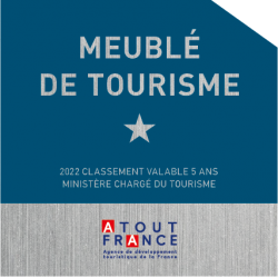 Panonceau à partir de 2022 de Classement Meublé de Tourisme