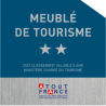 Panonceau à partir de 2022 de Classement Meublé de Tourisme