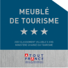 Panonceau à partir de 2022 de Classement Meublé de Tourisme