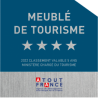 Panonceau à partir de 2022 de Classement Meublé de Tourisme