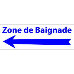 Flêche zone de baignade