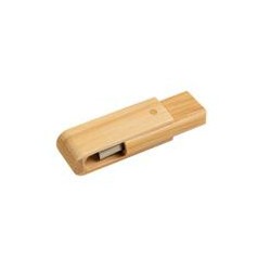 Clé USB 8Go rectangulaire en bambou