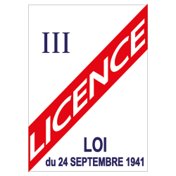 Licence 3 Sticker