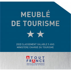 Panonceau à partir de 2022 de Classement Meublé de Tourisme