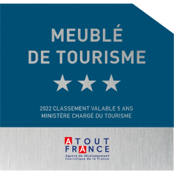 Panonceau à partir de 2022 de Classement Meublé de Tourisme