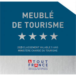 Panonceau à partir de 2022 de Classement Meublé de Tourisme