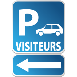 PARKING Visiteurs flêche...