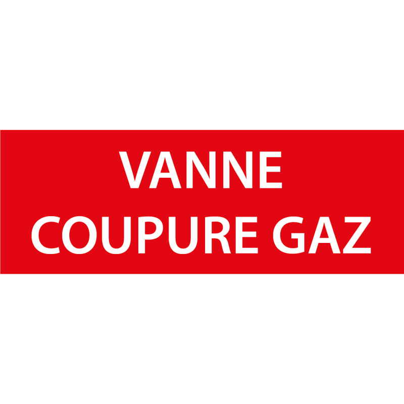 VANNE COUPURE GAZ