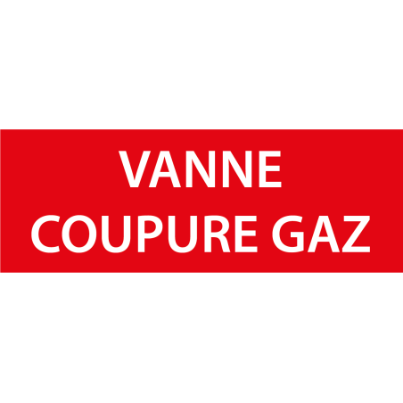 VANNE COUPURE GAZ