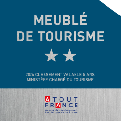 Panonceau à partir de 2022 de Classement Meublé de Tourisme