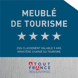 Panonceau à partir de 2022 de Classement Meublé de Tourisme