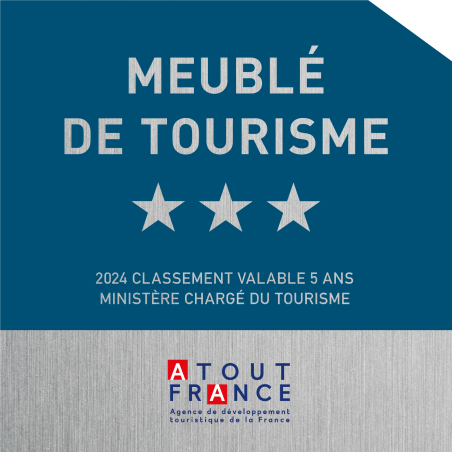 Panonceau à partir de 2022 de Classement Meublé de Tourisme