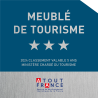 Panonceau à partir de 2022 de Classement Meublé de Tourisme