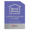 Panonceau de Classement Auberge Collective