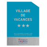 Panonceau à partir de 2022 de Classement Village de Vacances