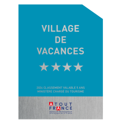 Panonceau à partir de 2022 de Classement Village de Vacances