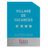 Panonceau à partir de 2022 de Classement Village de Vacances