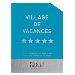 Panonceau à partir de 2022 de Classement Village de Vacances