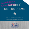 Panonceau à partir de 2022 de Classement Meublé de Tourisme