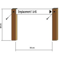 Bi Mât bois simple pour 1...