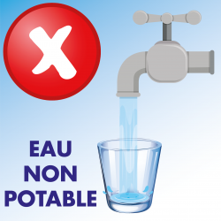 EAU NON POTABLE